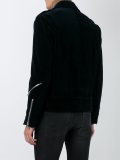 velvet biker jacket