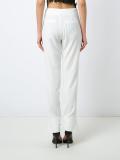 straight leg trousers