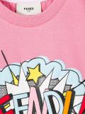 exploding logo print T-shirt