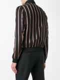 striped bomber jacket 