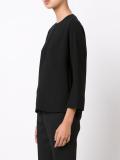 round neck boxy blouse