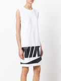 logo print dress