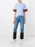 dyed hem jeans