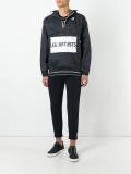 logo print jacket 