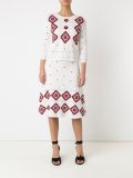 midi jacquard skirt