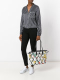 logo print tote 