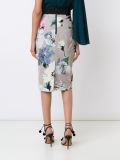 floral print pencil skirt