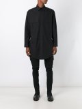 front pocket long shirt