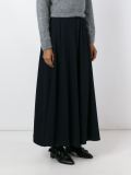 pleated wide leg trousers