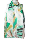 geometric print top