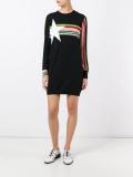 striped sweatshirt dress