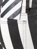 striped skinny jeans