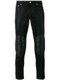 panelled biker trousers