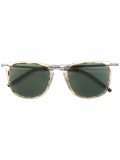 smooth square frame sunglasses