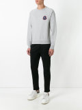 smiley logo plaque sweatshirt