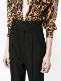 high-waister suit trousers