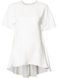 flared trim blouse