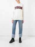 logo print sweatshirt