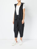 gathered cuffs cropped trousers