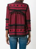 zigzag tassel detail jacket