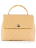 quilted trapeze tote 