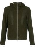 perforated hooded jacket