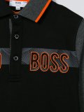long sleeved logo polo