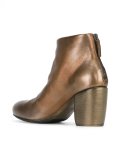 metallic ankle boots