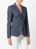 button up blazer 