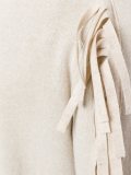 fringe sleeve sweater dress