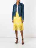 belted lace skirt