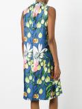 Maddon print sleeveless dress