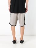 stripe detail track shorts