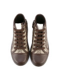lace-up hi top sneakers 