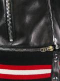 cropped leather jacket