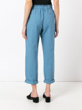 drawstring flared pants