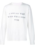 quote print sweatshirt 
