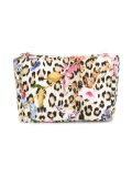 leopard floral changing bag