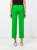straight cropped trousers