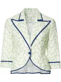 floral print blazer