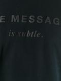 quote print sweatshirt