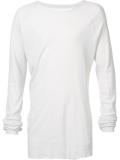 pilled long sleeved T-shirt