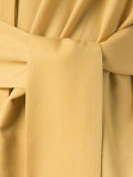 lace up detail dress