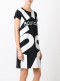logo print T-shirt dress