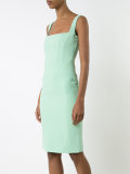 square neck dress