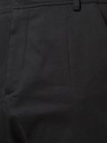 dropped crotch tapered trousers