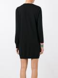 striped sweatshirt dress