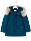 hooded puffer jacket