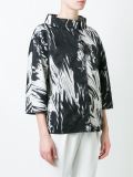 abstract printed jacket