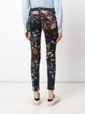floral print cropped jeans